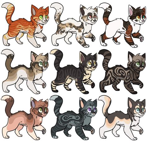 Kitten Adoptables Ota Closed By Daisiesadopts Warrior Cats Series