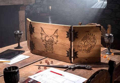 Custom Dm Screen Dungeon Master Screen Dungeons And Dragons Gift Game