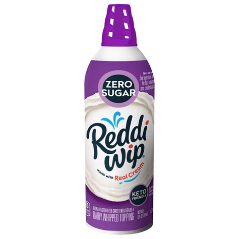 Save On Reddi Wip Zero Sugar Dairy Whipped Topping Keto Friendly Order