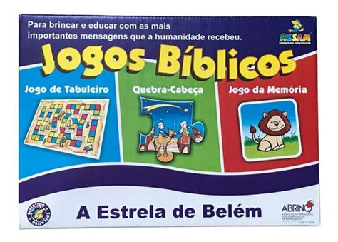 Jogo Biblicos A Estrela De Belem 3 Em 1 Educativo Cristão Mercadolivre