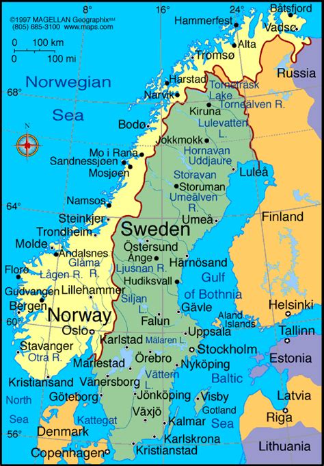 Map Of Norway Norway Map Sweden Travel Norway Sweden Finland