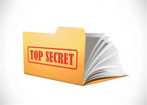Top Secret Folders Backgrounds Illustrations Royalty Free Vector