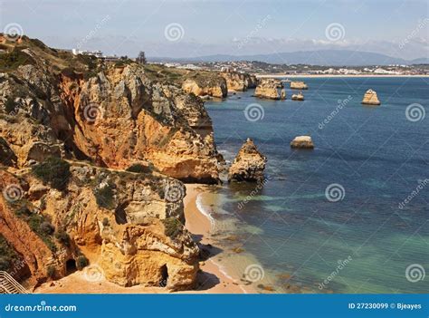 Lagos Coastline Portugal Stock Image Image Of Natural 27230099