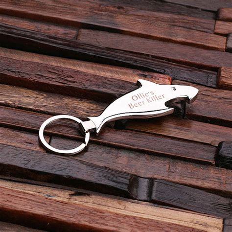Customised Stainless Steel Shark Keychain Bottle Opener By Creativity