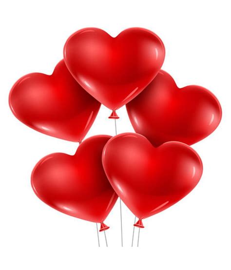 Cute Heart Shape Red Balloons Party Balloons For Birthday Parties