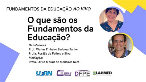Os Fundamentos Da Concepção De Educação