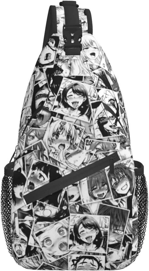 Buy Sexy Japanese Anime Ahegao Hentai Mens Crossbody Chest Bag Single Shoulder Bag 3d Print