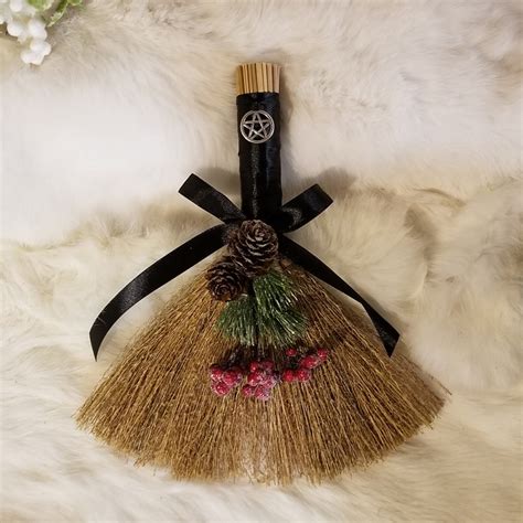 Yule Altar Besom Altar Broom Witch Besom Witches Broom Etsy