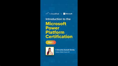 Introduction Microsoft Power Platform Certifications Youtube