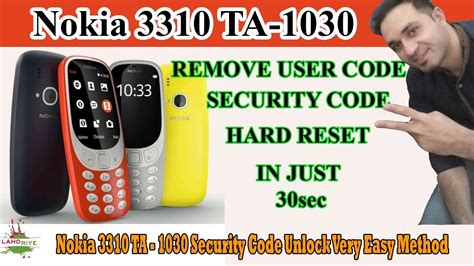 How To Reset Nokia 3310 Phone Without Security Code Update New