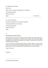 Surat permohonan cuti universiti surasmi f. Surat Sakit Tidak Hadir ke Kuliah - BN12110128 ...