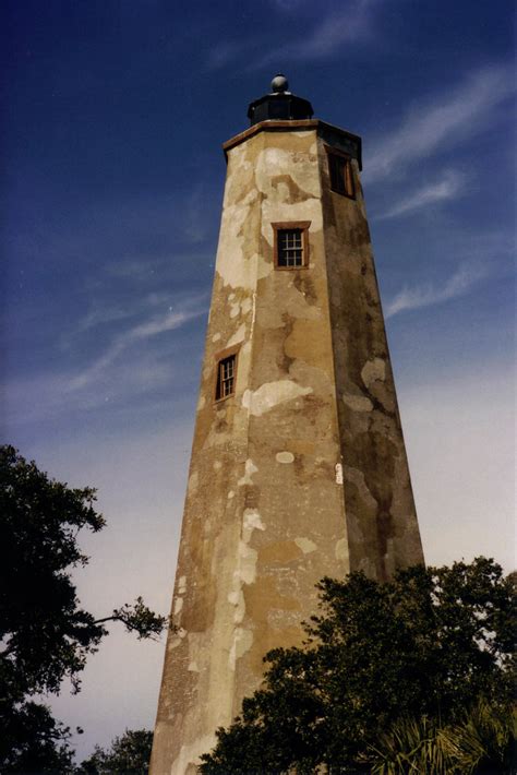 Old Baldy Bald Head Island Lighthouse Affectionately Know Flickr