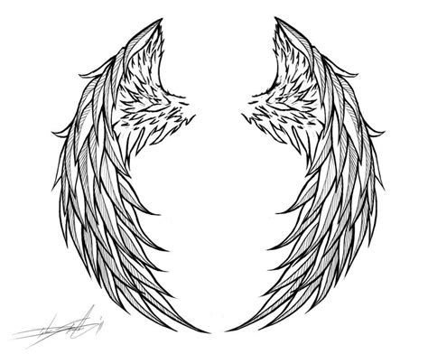 Angel Wings By Artofstreet On Deviantart Wings Drawing Angel Wings
