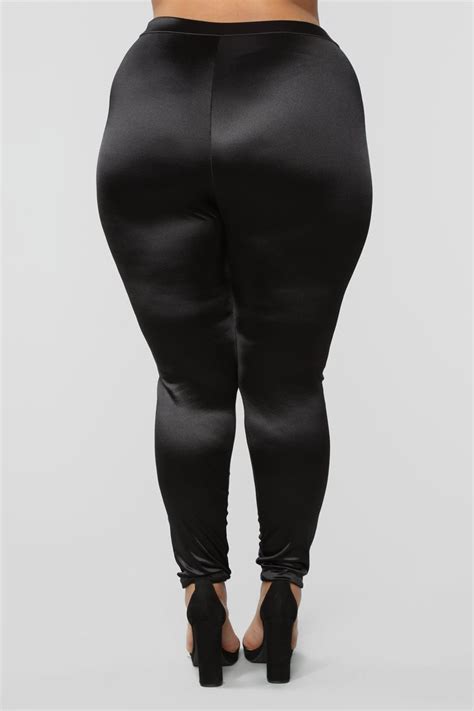 Sexy Ass Joyce Leather Pants Satin Black Fashion Leather Jogger Pants Moda Black People