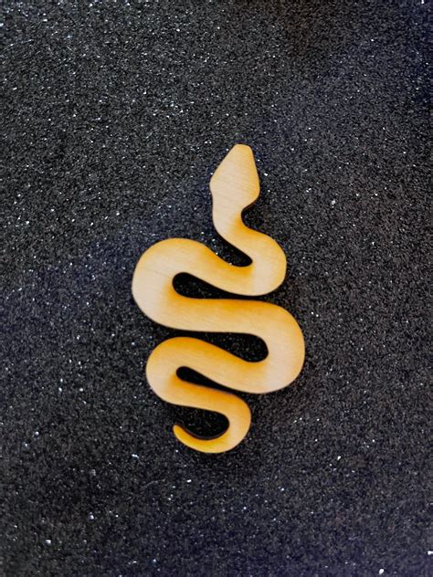 Snake laser wood shaped cut out unfinished | Etsy