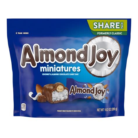 Almond Joy Coconut Almond And Milk Chocolate Miniatures Candy 102