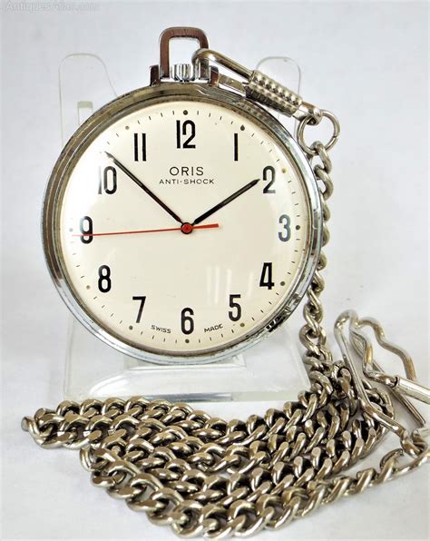 Antiques Atlas A 1960s Oris Pocket Watch And Chain