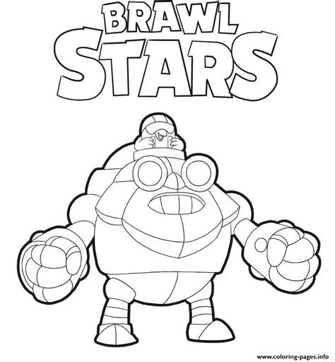 Printable brawl stars (darryl) pdf coloring pages. Coloring and Drawing: Brawl Stars Coloring Pages Bull