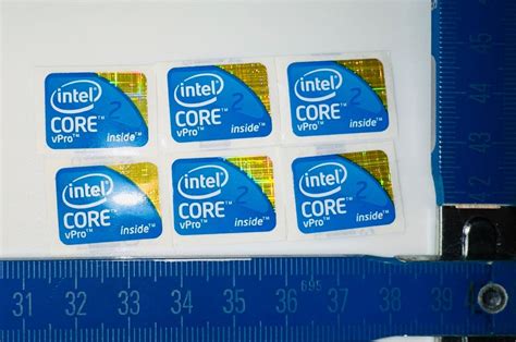 Intel Core 2 Vpro Aufkleber Sticker Kaufen Auf Ricardo