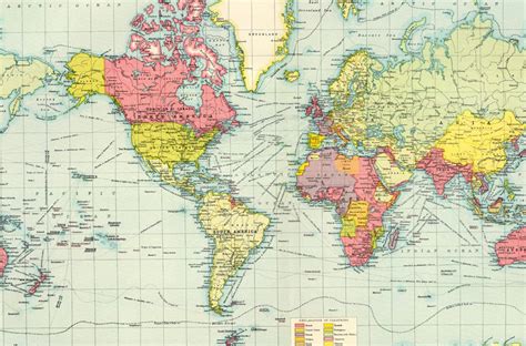 World Map Printable Digital Downloadvintage World Map High