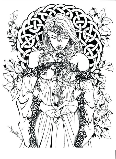Free Download Witch Coloring Pages For Adults