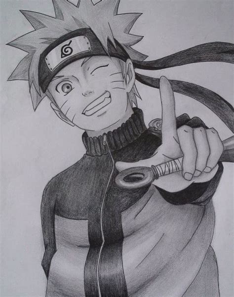 Naruto Pencil Drawing Image Naruto Anime Drawing Naru