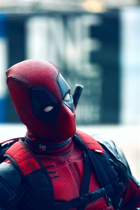 Shallow Focus Photography Deadpool Costume Red Cosplay Wallpaper
