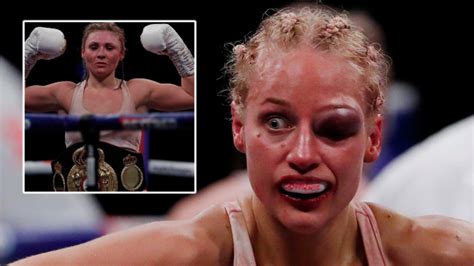 ‘a Great Advert For Womens Boxing Agony For Ebanie As ‘blonde Bomber