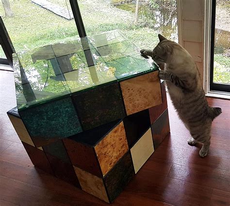 Catastrophicreations Rubix Cube Cat Bed Noveltystreet