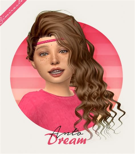 Anto Lisa Hair Kids Version At Simiracle 187 Sims 4 Updates Riset
