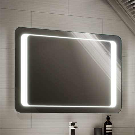 900 X 650 Mm Illuminated Led Bathroom Mirror Light With Sensor Demister Ml2113 Buy Online In
