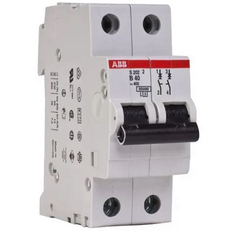 Single Phase 10ka Abb 40a 2 Pole Mcb At Rs 595 In Chennai Id 22216599055