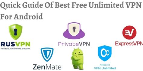 Best Free Unlimited Vpn For Android 2023 Best Android Vpn