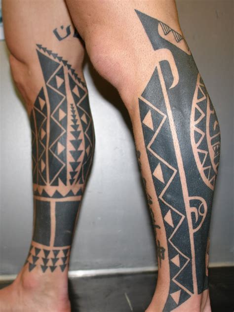 Tribal Leg Tattoos Designs Tribal Leg Tattoos Idea Home Finance
