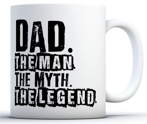 awkward styles dad the man the myth the legend coffee mug dad mugs for father s day daddy travel