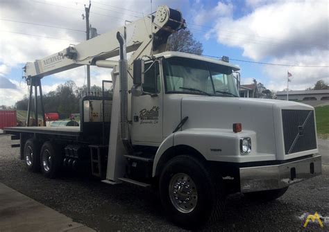 National Series 1100 1195 Boom Truck Crane On Volvo Chassis For Sale