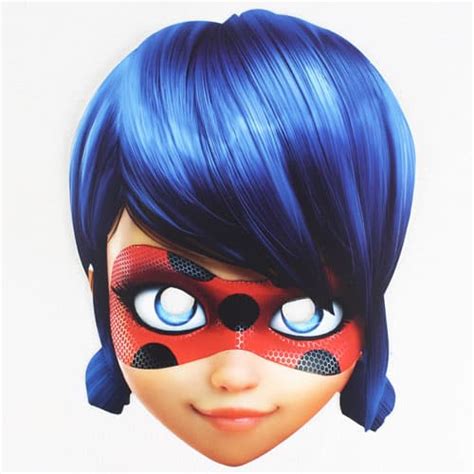 Check out our ladybug cutouts selection for the very best in unique or custom, handmade pieces from our shops. Miraculous Ladybug Cardboard Face Mask | Partyrama