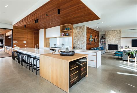 This Modern Minimalist Kitchen Blends Natural Light With Timber Features