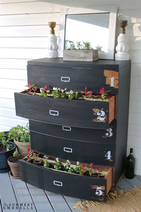 How To Turn Old Dressers Into Amazing Planters Top Dreamer