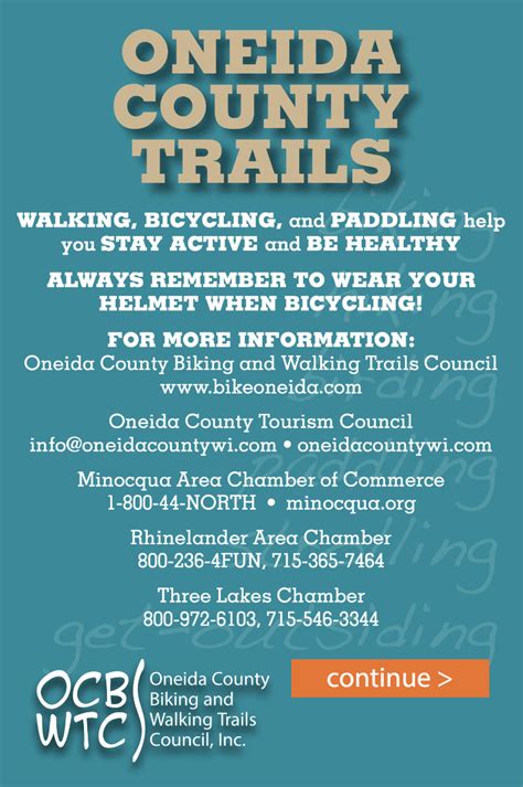 Resources Oneida County Biking And Walking Trails Council Inc