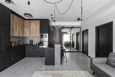 Small Industrial Apartment In Lithuania Gets An Inspiring