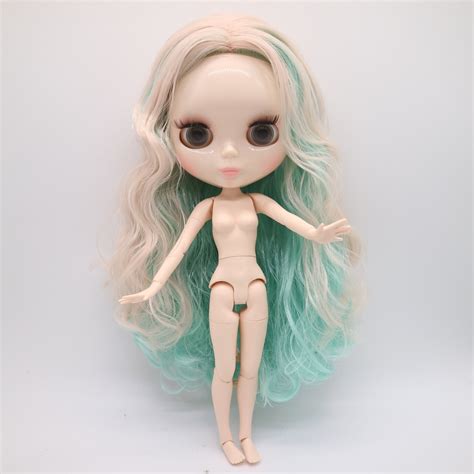 Joint Body Nude Blyth Doll Factory Doll Fashion Doll Suitable For Diy Mixed Hair Dolls