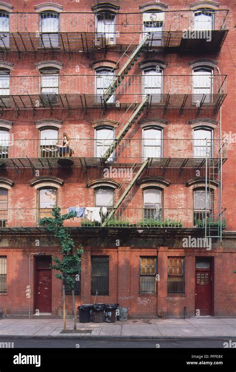 Typical New York Red Brick Buildings Hi Res Stock Photography And