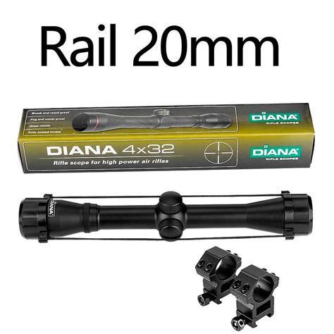 Diana X Tactical Riflescope One Tube Glass Double Crosshair Reticle