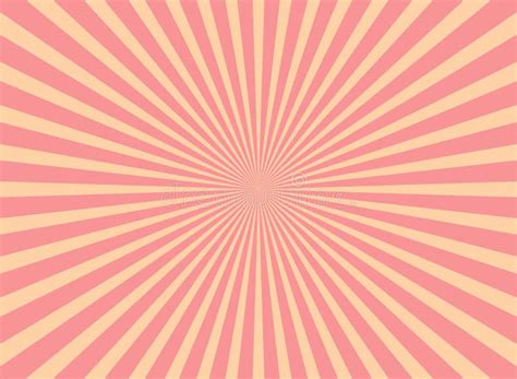 Sunlight Glow Horizontal Background Pink And Peach Color Burst