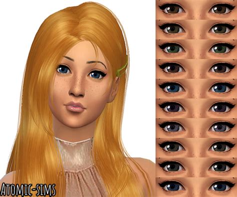 Tifa Eyes No30 Conversion The Sims 4 Catalog