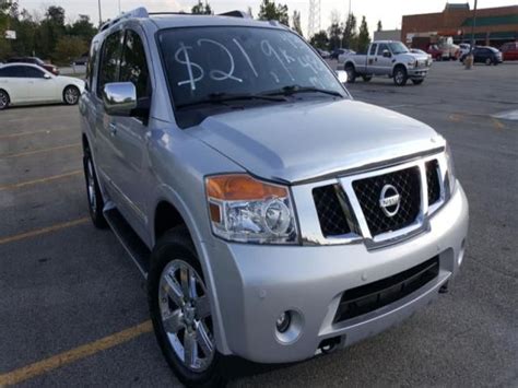 Sell Used 2012 Nissan Armada Platinum In Fairmont Oklahoma United