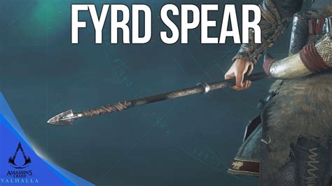 Fyrd Spear Weapon Chest Location Assassins Creed Valhalla YouTube