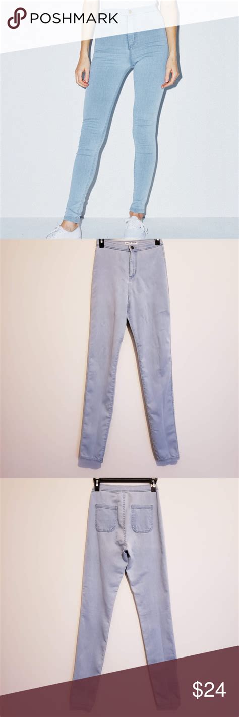 american apparel easy jean high waist super skinny high jeans american apparel jeans high