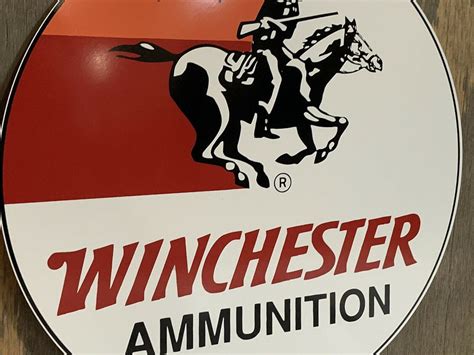 Winchester Ammunition Vintage Sign Etsy
